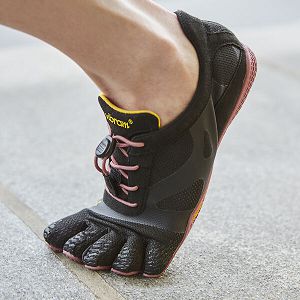 Vibram KSO EVO Black Womens Training Shoes | India-130976